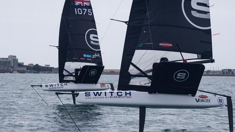 Switch UK Nationals during the Portland Foil Festival photo copyright Switch Class taken at Weymouth & Portland National Sailing Academy and featuring the Switch class