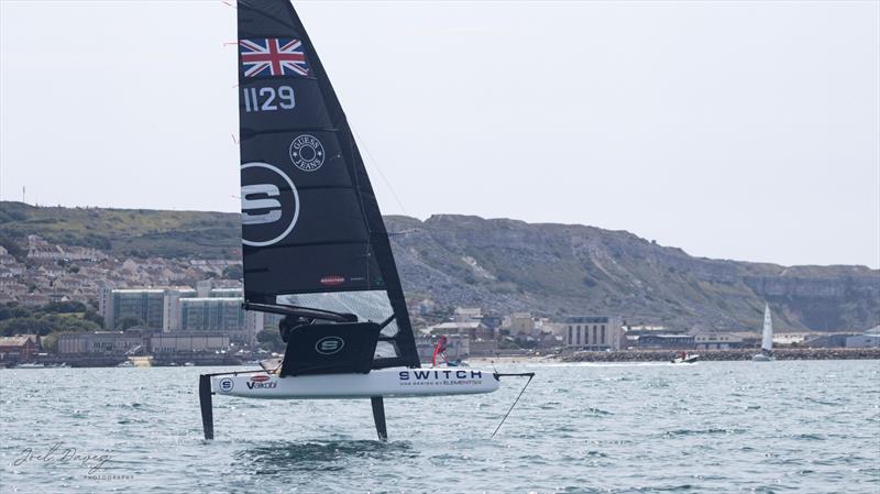 Switch UK Nationals during the Portland Foil Festival photo copyright Switch Class taken at Weymouth & Portland National Sailing Academy and featuring the Switch class