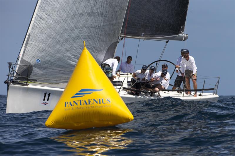 Phoenix on day 3 of the Sydney 38 Pittwater Regatta photo copyright Andrea Francolini taken at Royal Prince Alfred Yacht Club and featuring the Sydney 38 class