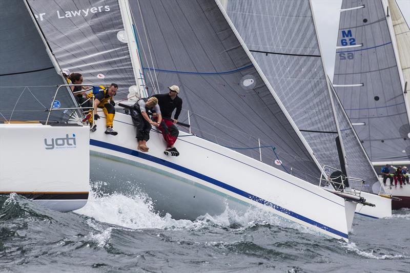 Sydney 38s get up close and personal at the Sydney Short Ocean Racing Championship - photo © Andrea Francolini / MHYC