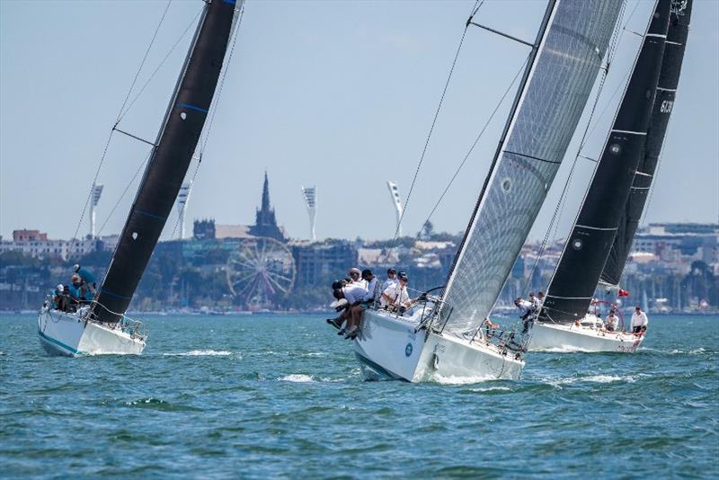 Phoenix front and centre - Sydney 38 Australian Champion – Festival of Sails photo copyright SnowFoto taken at Royal Geelong Yacht Club and featuring the Sydney 38 class