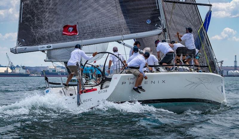 2017 Morris Finance Australian Champion Phoenix photo copyright SnowFoto taken at Royal Geelong Yacht Club and featuring the Sydney 38 class