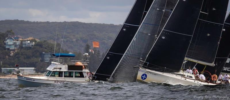 Getting off the start - 2020 Sydney 38 OD Australian Championship photo copyright Warwick Crossman taken at Royal Prince Alfred Yacht Club and featuring the Sydney 38 class