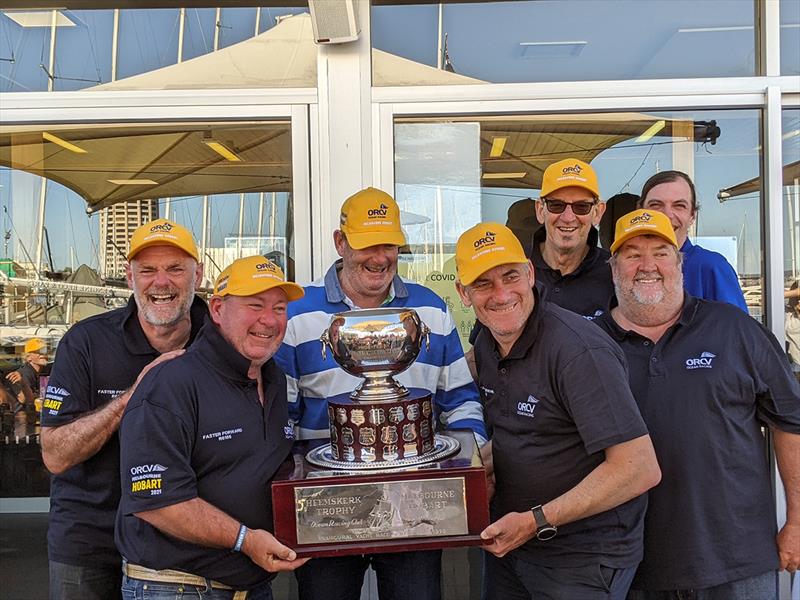 Faster Forward Overall Winner - ORCV Melbourne to Hobart Race photo copyright ORCV Media taken at Ocean Racing Club of Victoria and featuring the Sydney 38 class