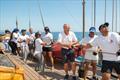 Admiral Giorgio Lazio from Nave Italia encourages the RCYC Sailing Academy while doing a teambuilding activity © Merlo Fotografia