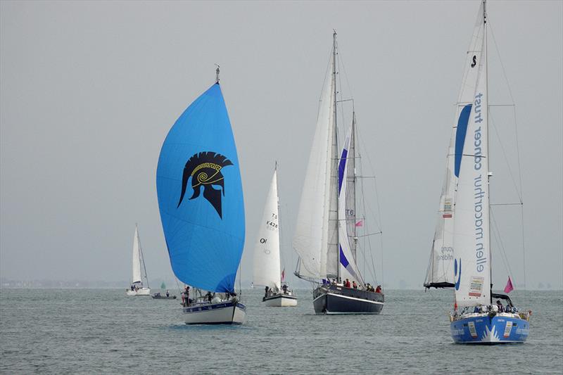 Bellerophon, Discovery DSP, Prolific and Solent Hero during the ASTO Cowes Small Ships race 1226 c photo copyright ASTO - Max Mudie taken at  and featuring the Tall Ships class