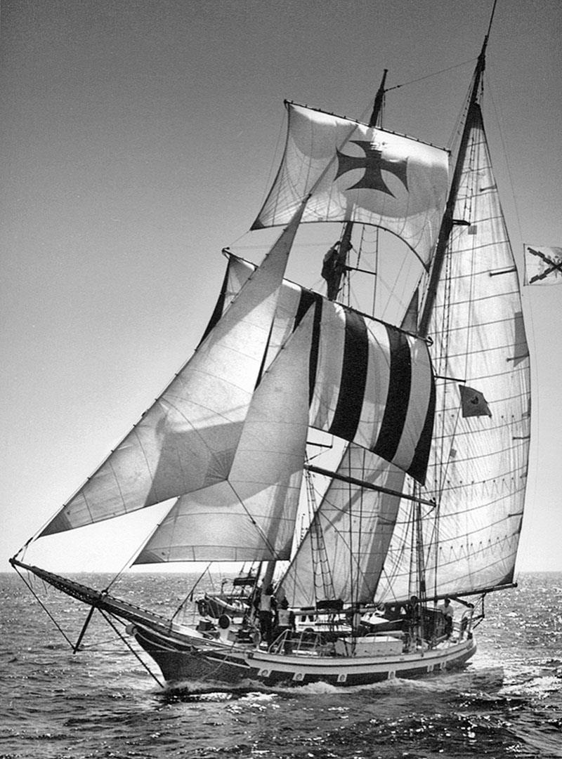 Rendezvous under full sail. - photo © Photo supplied