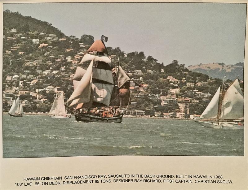 Hawaiian Chieftain on San Francisco Bay - photo © Christian Skouw