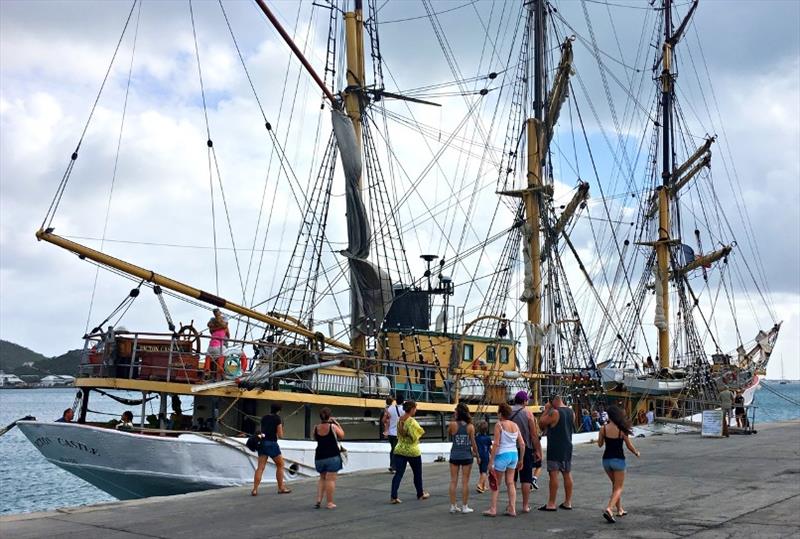 The STV. Picton Castle is one of the over 75 member vessels of Caribbean Sail Training and has been hosted several times by the Port de Galisbay, Marigot Saint Martin over the past years photo copyright CST taken at  and featuring the Tall Ships class