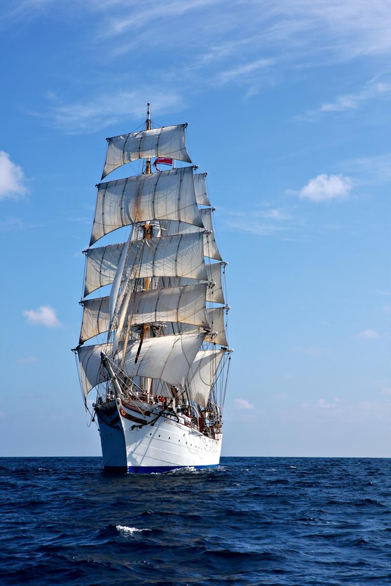 Statsraad Lehmkuhl photo copyright Jean Jarreau and Caribbean Sail Training taken at  and featuring the Tall Ships class