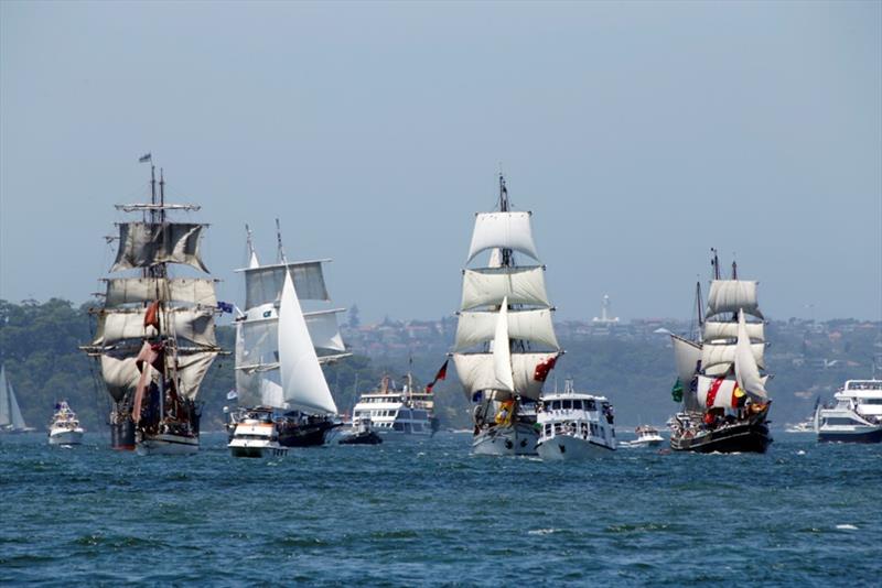 Tall ships at Australia Day 2019 photo copyright Australia Day Council of NSW taken at  and featuring the Tall Ships class