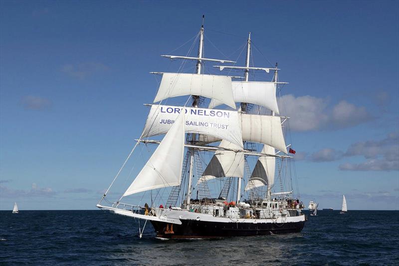 Tall Ship Lord Nelson photo copyright Gordon Brothers taken at  and featuring the Tall Ships class