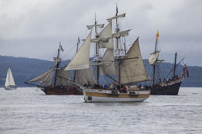 More than two boats going in the same direction? Has to be a race... - photo © John Curnow