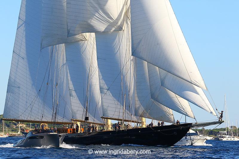 Les Voiles de Saint-Tropez Day 1 photo copyright Ingrid Abery / www.ingridabery.com taken at Société Nautique de Saint-Tropez and featuring the Tall Ships class