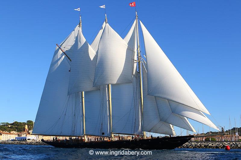 Les Voiles de Saint-Tropez Day 1 photo copyright Ingrid Abery / www.ingridabery.com taken at Société Nautique de Saint-Tropez and featuring the Tall Ships class