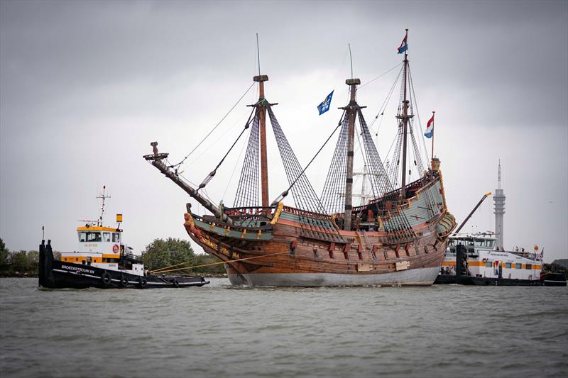 Batavia in Amsterdam - Damen Shiprepair Amsterdam photo copyright Ovv van Aalst Fotografie taken at  and featuring the Tall Ships class