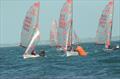 Close mark rounding for top 3 boats in heat 3 of the 2014 Ronstan Tasar Victorian Championships © Rohan Cantley Smith
