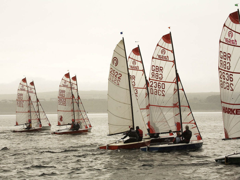 Racing during the Tasar Scottish Championships at Pentland Firth photo copyright Colin Gregory taken at Pentland Firth Yacht Club and featuring the Tasar class