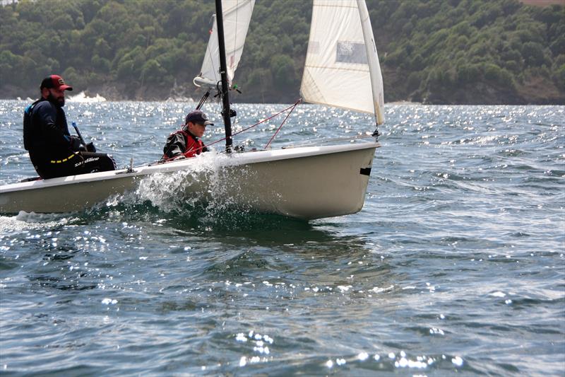 Tasars at Porthpean photo copyright Stacey Bray taken at Porthpean Sailing Club and featuring the Tasar class