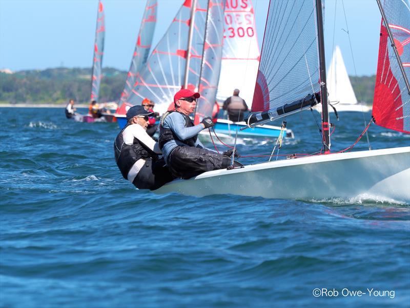 Rick Longbottom & Darryl Bentley finish 3rd in the NSW Tasar State Championship photo copyright Rob Owe-Young taken at Georges River 16ft Skiff Sailing Club  and featuring the Tasar class