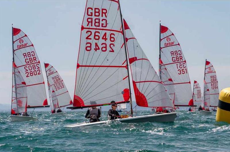 Hayling Island SC Whitsun Regatta day 1 photo copyright Peter Hickson taken at Hayling Island Sailing Club and featuring the Tasar class