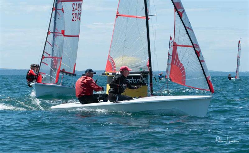 Tasar Worlds at Hayling Island day 3 photo copyright Peter Hickson taken at Hayling Island Sailing Club and featuring the Tasar class