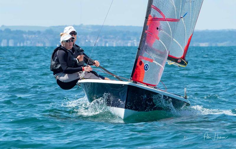 Tasar Worlds at Hayling Island day 3 photo copyright Peter Hickson taken at Hayling Island Sailing Club and featuring the Tasar class
