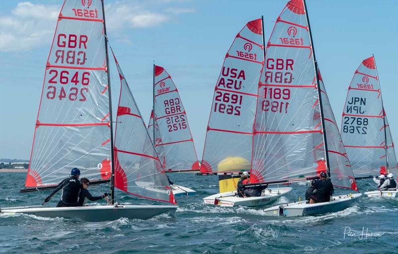 Tasar Worlds at Hayling Island day 3 photo copyright Peter Hickson taken at Hayling Island Sailing Club and featuring the Tasar class