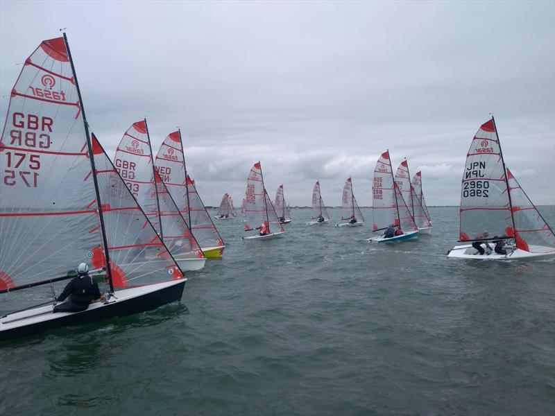 Tasar Worlds at Hayling Island day 6 - photo © HISC committee boat