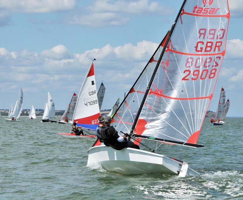 Whitstable Week 2019 photo copyright Nick Champion / www.championmarinephotography.co.uk taken at Whitstable Yacht Club and featuring the Tasar class