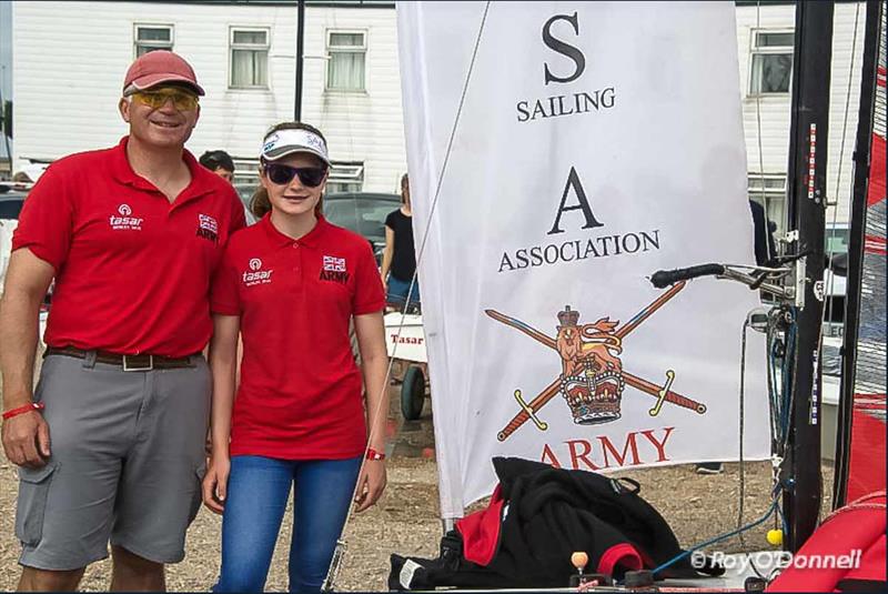 Gwen Sargent wins Junior Helm in the Tasar Worlds at Hayling Island photo copyright Roy O'Donnell taken at Hayling Island Sailing Club and featuring the Tasar class