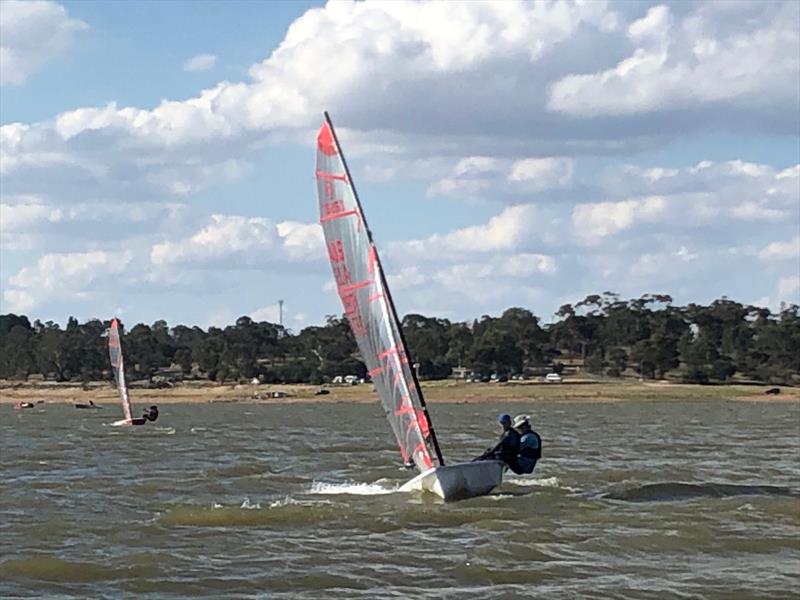 Runners-up Mark and Oliver Bulka in the Victorian Tasar State Championship 2020 - photo © Craig Ginnivan