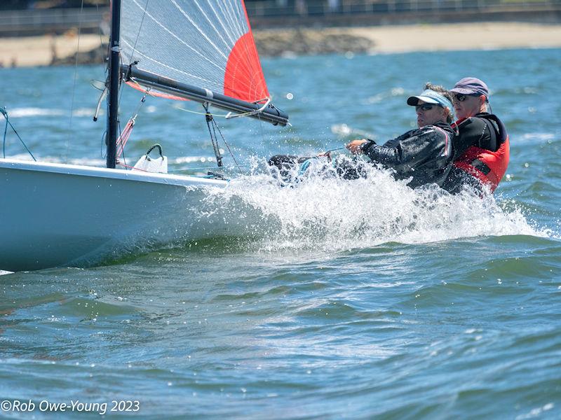 Chris Dance and Peter Hackett third overall in the 46th NSW Tasar States - photo © Rob Owe-Young