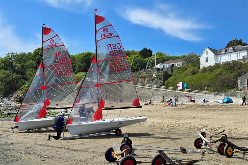 Tasar South West Championship at Porthpean photo copyright Clare Royle taken at Porthpean Sailing Club and featuring the Tasar class