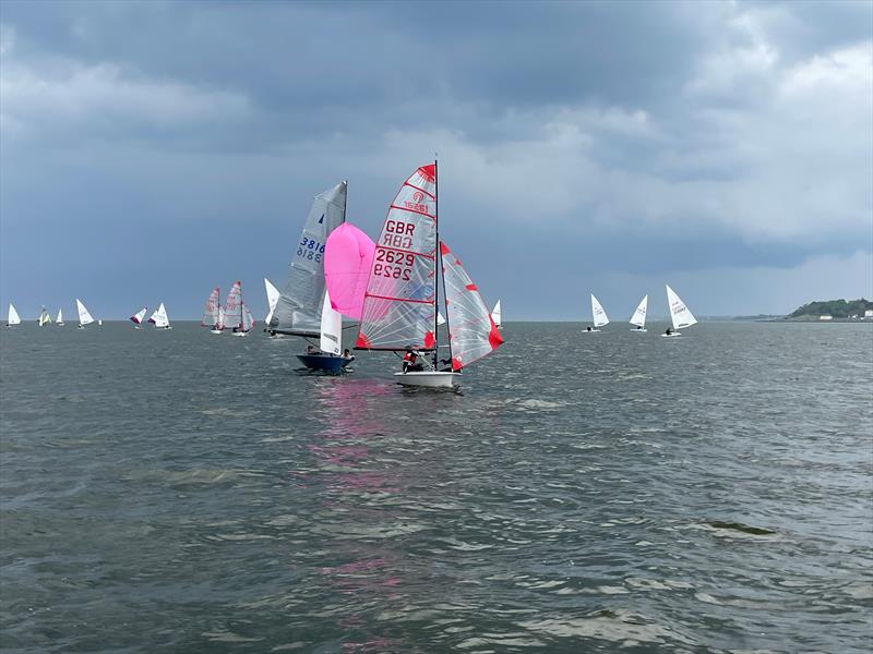 Rick and Sarah Perkins pursued by Phil Emery and Julie Nuttall during the 232nd Whitstable Town Regatta - photo © Steve Gray