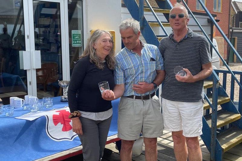 Stephen Nation and Julie Nuttall, second overall Tasar TT at Whitstable - photo © Steve Gray