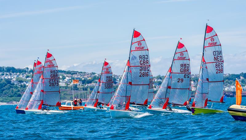 Tasar UK Nationals at Paignton photo copyright Tom Wild taken at Paignton Sailing Club and featuring the Tasar class