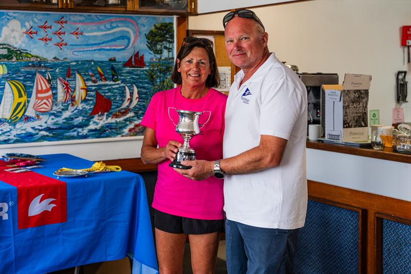 Jeremy and Suzanne Hawkins win the Tasar UK Nationals at Paignton photo copyright Tom Wild taken at Paignton Sailing Club and featuring the Tasar class