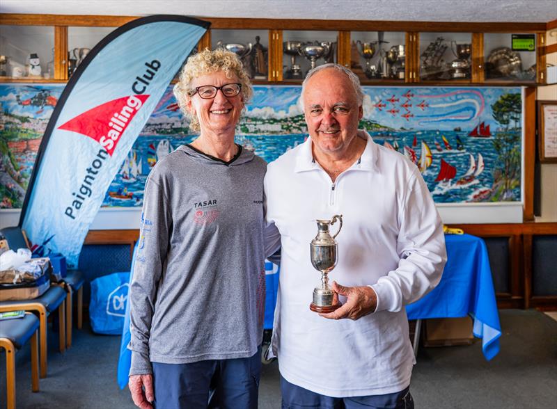 Paul and Bronwyn Ridgway finish 2nd in the Tasar UK Nationals at Paignton photo copyright Tom Wild taken at Paignton Sailing Club and featuring the Tasar class