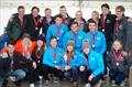 Podium (l-r) Exeter, Southampton & Cambridge at the British University Team Racing Championships 2018 © Leanne Fischler / www.leannefischler.co.uk