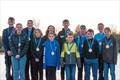 NEYYSA North Region Youth & Junior Team Racing: Pengwins (2nd), Top Hats (1st), Oppy Blue (3rd) © Dave Wood