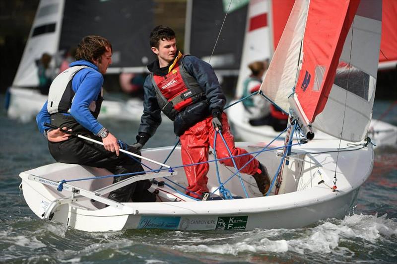 The annual Colours sailing match on the Liffey in Dublin photo copyright Pat Murphy / SPORTSFILE taken at University College Dublin Sailing Club and featuring the Team Racing class