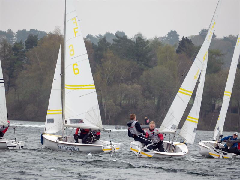 BUCS (Student) Team Racing Finals at Spinnaker day 1 photo copyright Tom Martin taken at Spinnaker Sailing Club and featuring the Team Racing class