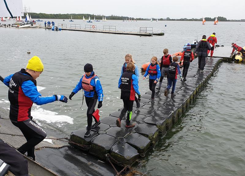 RYA Eric Twiname Youth and Junior Team Racing Championship photo copyright Jane Homewood taken at Oxford Sailing Club and featuring the Team Racing class