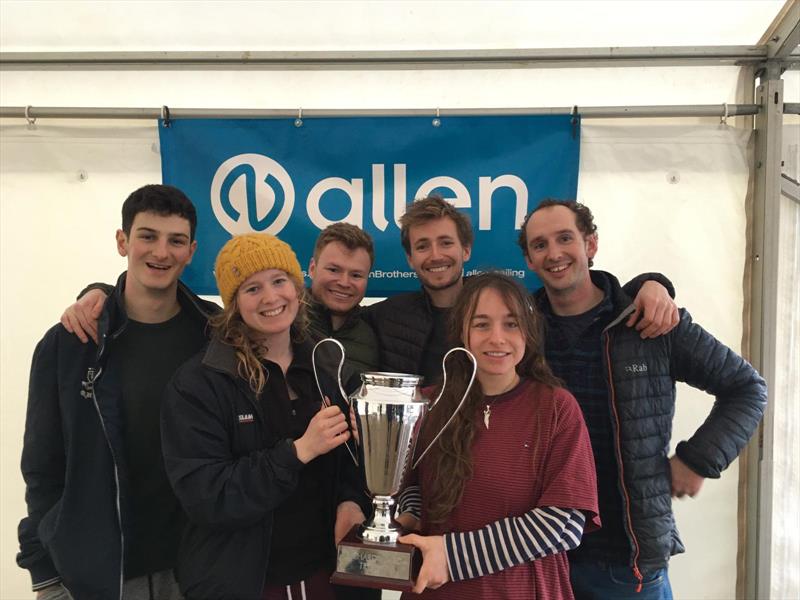 Exeter Excalibur team racing at Roadford Lake - photo © Exeter University Sailing Club