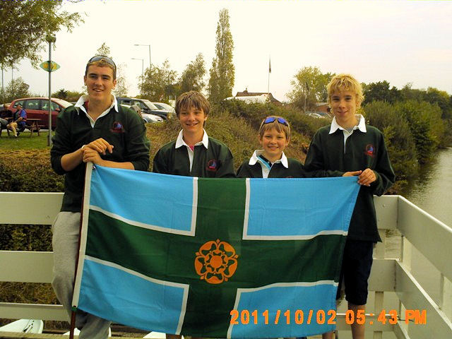 Derbyshire Youth Sailing at the NSSA team racing photo copyright Mike Haynes taken at Upton Warren Sailing Club and featuring the Team Racing class