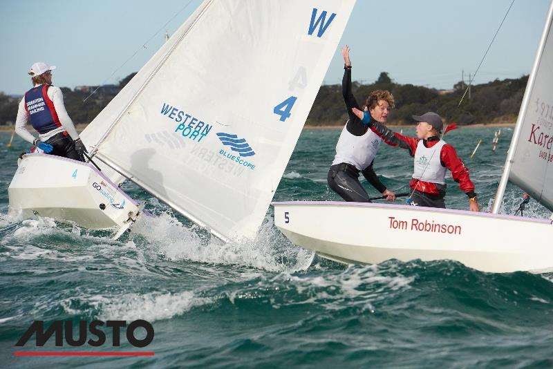 There were some close calls during the finals racing photo copyright Jennifer Medd taken at Blairgowrie Yacht Squadron and featuring the Team Racing class