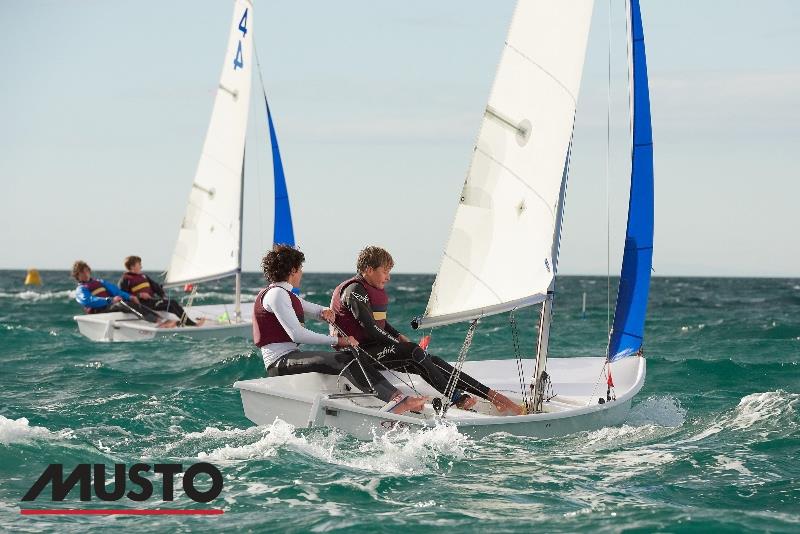 The waters off Blairgowrie provided some chop in the northerly breeze photo copyright Jennifer Medd taken at Blairgowrie Yacht Squadron and featuring the Team Racing class
