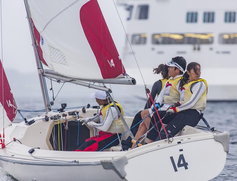 2018 Global Team Race Regatta photo copyright Daniel Forster taken at New York Yacht Club and featuring the Team Racing class