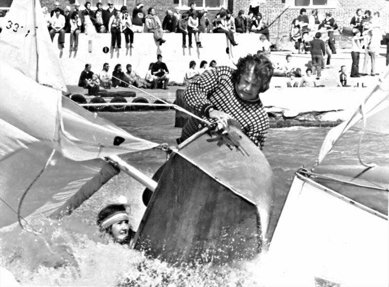 Wilson Trophy at West Kirby in the late 1970s photo copyright Martyn Bromley taken at West Kirby Sailing Club and featuring the Team Racing class